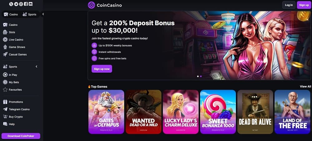 Crypto casino featuring jackpots, sports betting, and fair gameplay.